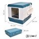 thumbnail image 4 of Arenero Cerrado Grande KE WOOW Portatil Azul Arenero portatil, 4 of 10