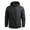 Black, variant on Jean Jacket For Men Men's Hoodie Jacket 6 Zip-Pockets Warm Winter Jacket Tactical Jacket Black,M