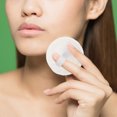 thumbnail image 4 of RENACLIPY 10 Pcs Houppette pour Maquillage Tampons Ronds en Coton Durables pour Femmes Absorption d'Huile et Application de Fond de Teint, 4 of 7