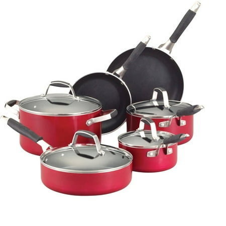 Guy Fieri 10-Piece Non-Stick Aluminum Cookware Set