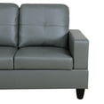 thumbnail image 5 of MAYEERTY PU Synthetic Leather 3-Piece Couch Living Room Sofa Set，Dark Grey, 5 of 7