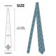 thumbnail image 2 of Fotbe Ocean Waves Corbata Clásica para Hombre con Estampado – Corbata de Seda Jacquard Tejida, para Negocios, Bodas y Eventos Formales, 2 of 7