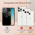 thumbnail image 5 of Daviko Compatible With Iphone 13 Pro Case For Women Luxury Soft Tpu Shockproof Protective Phone Case Full Camera Protection Raised Reinforced Corner, 5 of 5