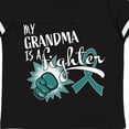 thumbnail image 4 of Inktastic Ovarian Cancer Awareness My Grandma is a Fighter Boys or Girls Toddler T-Shirt, 4 of 5