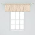 thumbnail image 2 of Ambesonne Peach Colors Window Valance, Retro Damask Style, 54" X 18", Pale Peach White, 2 of 3