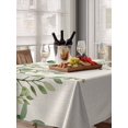thumbnail image 6 of Eucalyptus Leaves Table Cloth, Sage Green Spring Botanical Rustic Waterproof Tablecloth for Rectangle Tables, Reusable Washable Fabric Table Cover for Restaurant Kitchen Dining Tables 60"x102", 6 of 6
