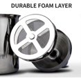 thumbnail image 3 of 400ml Stainless Steel Milk Frother,DIY Fancy Coffee Cream Foamer, Milk Cream Kitchen Tool, 3 of 5