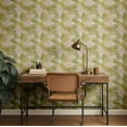 thumbnail image 3 of S4Sassy Modern Abstract Brush Stroke Print Wallpaper- Green Wall Covering, 25" X 60" Self-Adhesive Vinyl Walls Paper, Decorative Wall Wrap, Easy Diy Walls Covering For Bedroom, Cabinets, 3 of 9