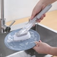 thumbnail image 3 of Kitchen Pot Brush Hydraulic Brush Automatic Liquid Filling Type Multi-Function Long-Handled Dishwashing Brush Cleaner, 3 of 6