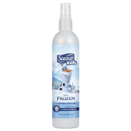 Suave Kids Disney Frozen Enchanted Berry Hair Detangler Spray,Tear-Free Leave-In Conditioner, 10 FL OZ