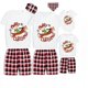 thumbnail image 3 of Pijama familiar a juego de Navidad, Conjunto de pijama corto gris de Feliz Navidad, Dachshund, 3 of 3