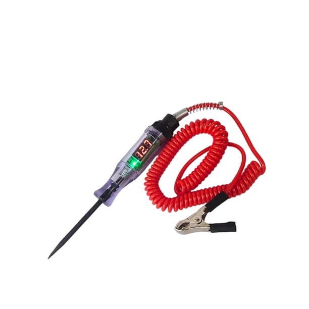 Speravity Probador de voltaje de coche, pluma, voltímetro automático, sonda de prueba, Detector, detección portátil, reparación profesional, Herramientas de reparación de automóviles Tipo 2 Speravity VI016837-02B