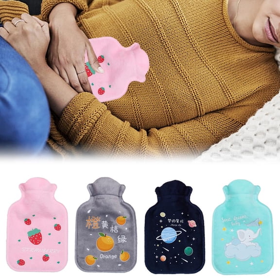 Mini Cartoon Hot Water Bag Container PVC Waterfilled Type Warm Hand Treasu