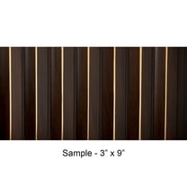 MG-1504 Gilded Peaks Mahogany Polystyrene Wood Slat Walls 3 in x 9 in Sample - 1 Piece