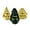 Sparkling Gold, variant on Beistle - Sparkling Silver Hat Assortment - Pack of 50