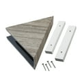 thumbnail image 1 of Palisade Vinyl Waterproof Corner Shower Shelf Grecian Earth, 1 of 7