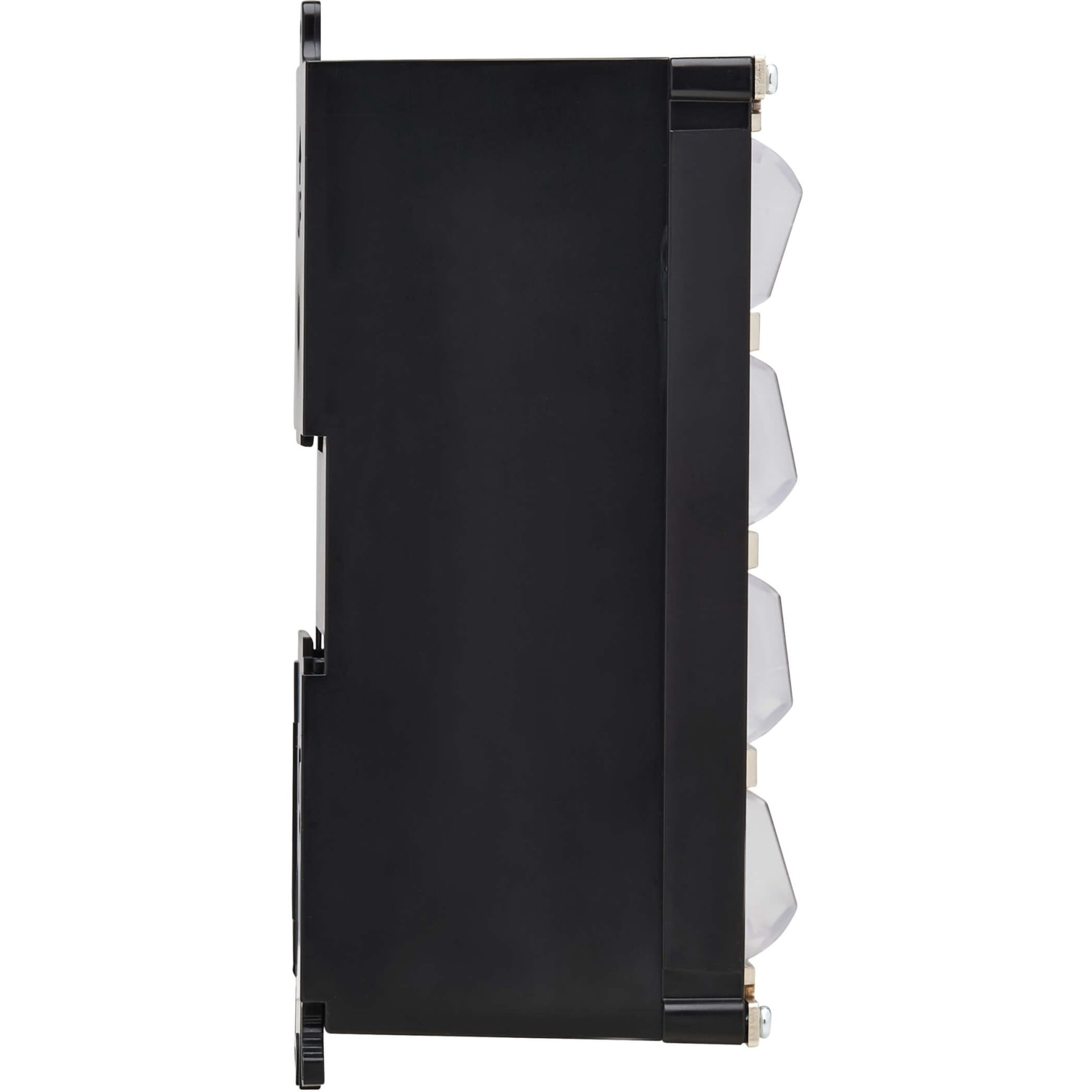 Tripp Lite 8-Port Metal DIN-Rail Mounting Keystone Patch Panel Black/Silver