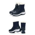 thumbnail image 6 of Puntoco Winter Warm Snow Boots Clearanc Eva Thick-Soled Women'S Shoes Snow High-Top Plus Velvet Warm Cotton Shoes Blue 5.5(36), 6 of 8
