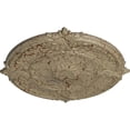 thumbnail image 3 of 30 1/8"OD x 1 1/2"P Attica Acanthus Leaf Ceiling Medallion (Fits Canopies up to 3 1/4"), Hand-Painted Gobi Desert Crackle, 3 of 6