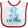 thumbnail image 3 of Inktastic I'm One (football) Boys or Girls Baby Bib, 3 of 4