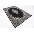 thumbnail image 2 of Unique Loom Tapis de Sol 3128746, 5 x 8 Pieds, Noir/beige, 2 of 6