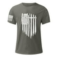 thumbnail image 5 of Baqcunre Mens Shirts,Independence Day Flag Casual Soft And Comfortable Small Printed Cotton T Shirt With Rund Neck And Short Sleeves,Going Out Tops Graphic Tees Men T Shirts for Man Dark Gray XL, 5 of 5