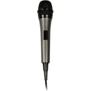 Angle View: Singing Machine SMM-205 Unidirectional Dynamic Microphone with 10 Ft. Cord,Black, one size