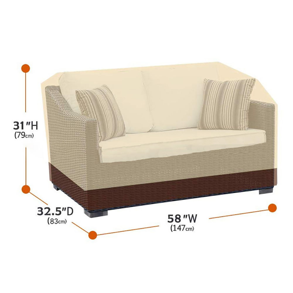 Tophomer Outdoor Patio Furniture Covers, Deep Lounge Seat Sofa Protection 210D Waterproof - image 2 of 7