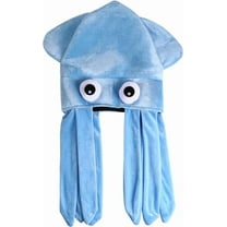 ABPETE Octopus Hat,Funny and Crazy Party Hats, Animal Hat Creative Octopus Headdress,halloween hat adult(blue)