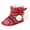 Red, variant on Otqutp Christmas Snowflake Print Baby Girls Boys Soft Booties Snow Boots Toddler Warming Shoes Soft Bottom Warm Socks Children Crib Shoes(Red,11=1)