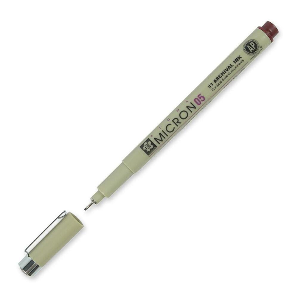 Pigma Burgundy Fine Line Design Pen .45mm