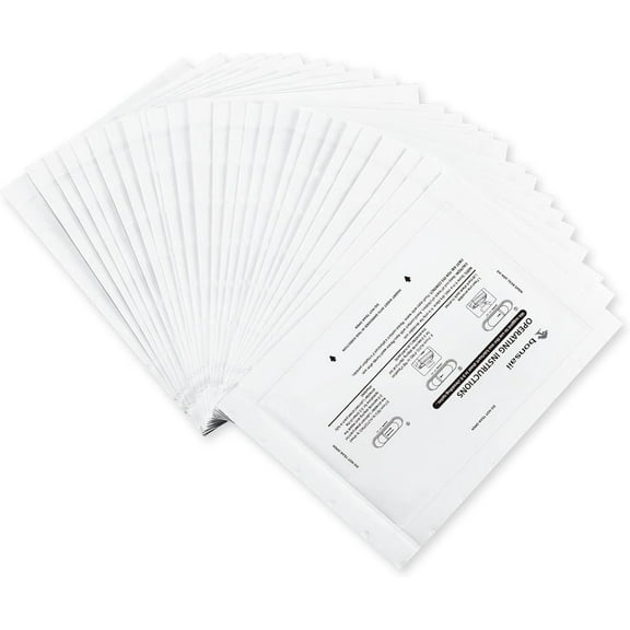 Bonsaii Paper Shredder Lubricant Sheets, 24-Pack (8.4 x 5.9 inch/Piece)