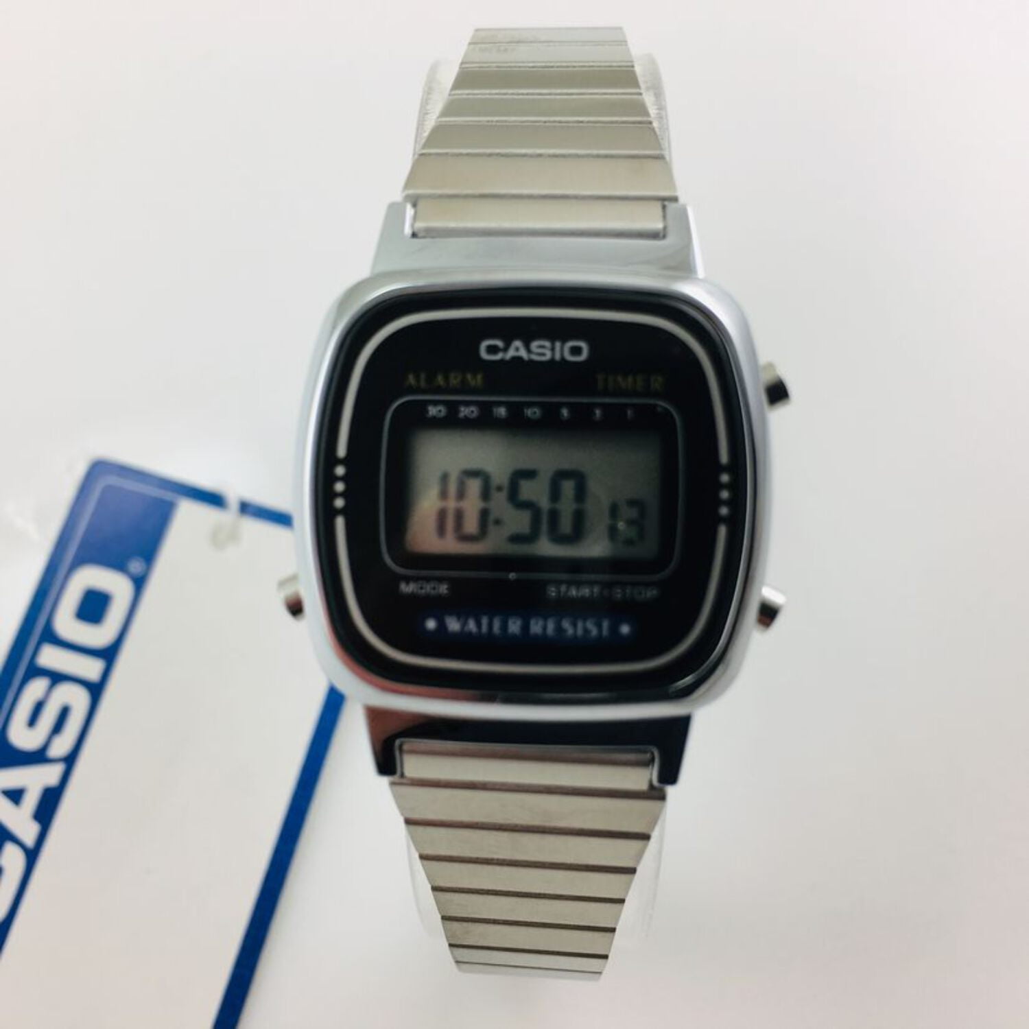 Women's Classic LA670WD-1 Digital Stainless-Steel Plated Quartz Fashion Watch