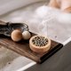 thumbnail image 4 of Wooden Incense Burner Tabletop Incense Holder Round Shape Wood Incense Cone Case, 4 of 4