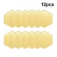 thumbnail image 1 of 6/12PCs Hexagonal Diy 3D Mirror Wall Stickers Restaurant Aisle Floor Personality Decorative Mirror Paste Living Room Sticker, 1 of 5