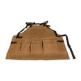 thumbnail image 3 of ANGGREK Waxed Canvas Carpenter Work Apron,Wood Working Apron Waxed Canvas Carpenter Work Apron With 9 Tool Pockets,Work Aprons For Men, 3 of 8