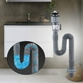 thumbnail image 3 of Bathroom Sink Drain Set Easy Installation Replacement Parts Drain Pipe and Drain, 3 of 8