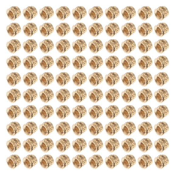 100pcs Heat Resistant Insert Embedment Nut 3D Printed Press Accessories