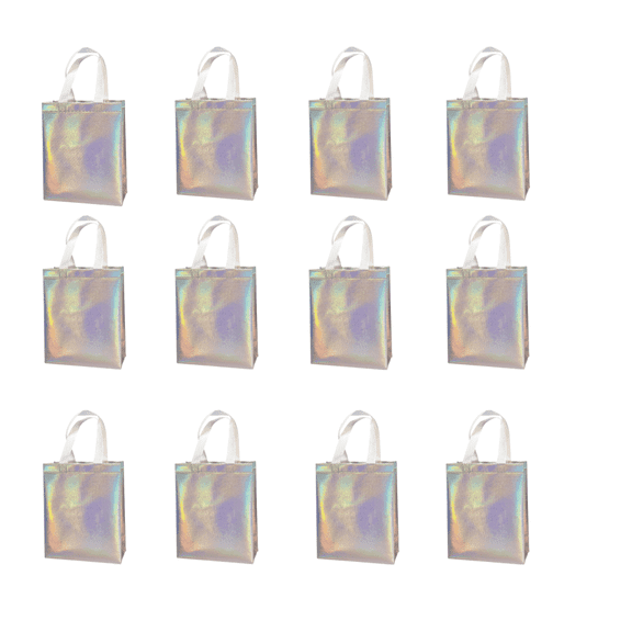 12 Pcs Reusable Gift Bags with Handles - 8x4x10 Inch Non-Woven Party Favor Bags for Bachelorette, Birthday & Event
