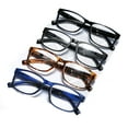 thumbnail image 2 of +5.00 Bevi Eyewear Adult Unisex Square Reading Glasses, +5.00 Magnification, Off-White, 4 Pair, 2 of 7
