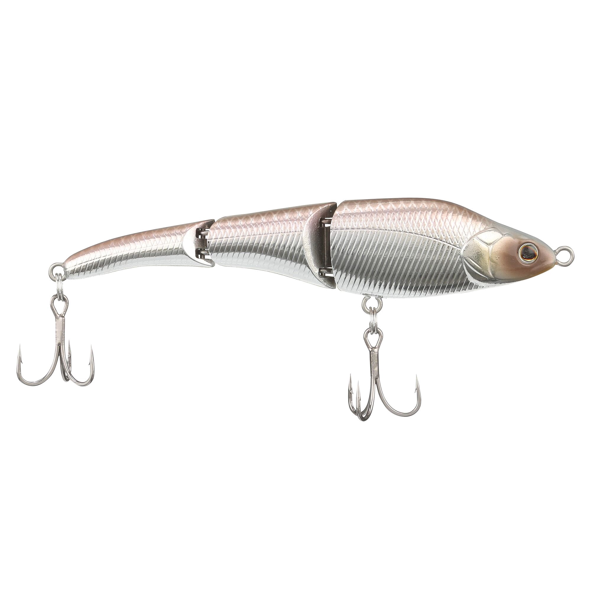Berkley Magic Swimmer® Freshwater, 3.75 in, Swimbaits, Morning Dawn Chrome (1 Count)