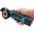 thumbnail image 4 of 12V Brushless Angle Grinder Multifunctional Rechargeable Handheld Polisher Electric Cutting Grinding Tool US Plug AC 100-240V for Metal Wood DIY Projects (US Plug 1 Battery), 4 of 9