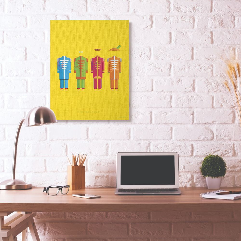 Stupell Industries The Beatles Famous People Characters Fashion Design Canvas Wall Art by Fred Birchal