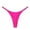 Hot Pink, variant on UoCefik Womens Thongs Low Rise Stretch G-String Personalized V-shape Women's Underwear Solid Color Seamless Panties Soft Strap Thongs Hot Pink L