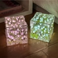 thumbnail image 5 of Lámpara de Espejo con Forma de Cubo de Tulipán Hecha A Mano con Forma de Tulipán, Luz de Noche Pequeña, Regalo AZUL, 5 of 5
