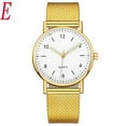 thumbnail image 1 of Reloj de cuarzo para mujer, relojes para mujer, reloj de cuarzo de alta gama para mujer, reloj de pulsera de acero inoxidable con esfera luminosa y estilo informal., 1 of 3