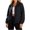 Black, variant on Women's Lightweight Zip Up Hooded Jacket Stand Collar Long Sleeve Elastic Cuff Jacket Loose Fit Casual Travel Coat with Zip Pockets Yellow