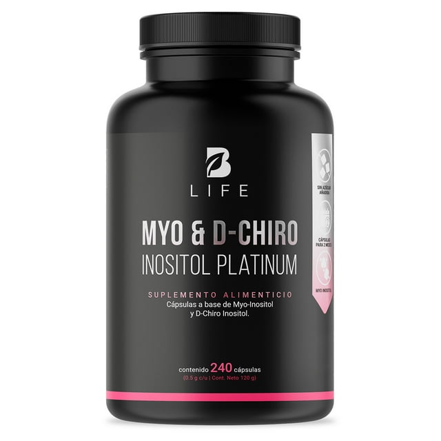 Myo Y D-chiro Inositol 240c Inositol Platinum B Life BLIFE Cápsulas