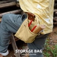 thumbnail image 4 of Camping & Hiking Gear Belt Bag for Foraging and Travel - Pouch suitable for Camping Hiking and Outdoor Adventures, 21.5cmX20cm, Khaki, 4 of 9