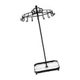thumbnail image 4 of QccHieUs Rotatable Jewelry Rack, Jewelry Organizer, Metal Necklace Earring Shelf, Pendant Black, 4 of 9